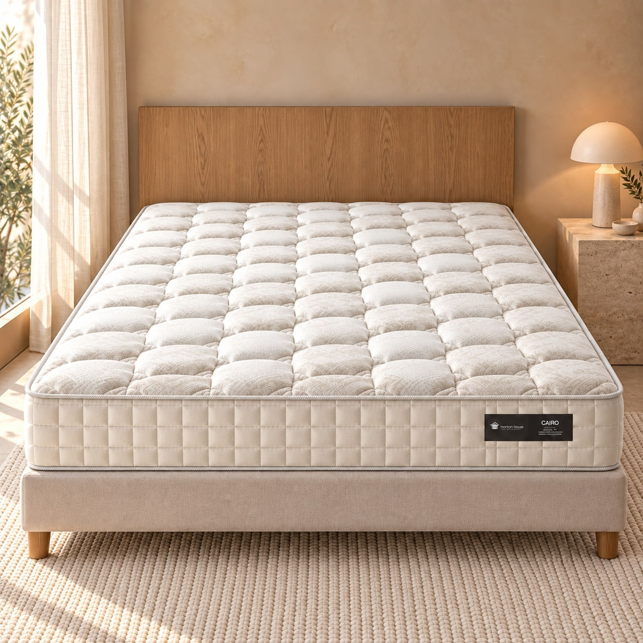 Colchão Cairo Molas Ensacadas Starcoil 150 28cm Altura D28  Suporte até 120kg/pessoa em ambiente