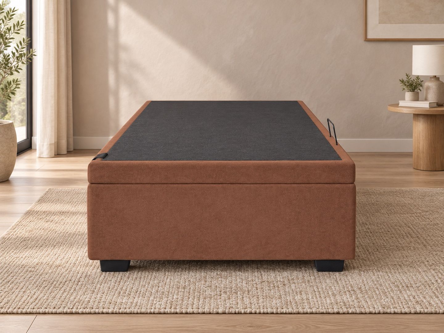 Baú Box Light 38cm de Altura com Profundidade Interna de 26cm e Suporte de Peso de até 150kg em ambiente