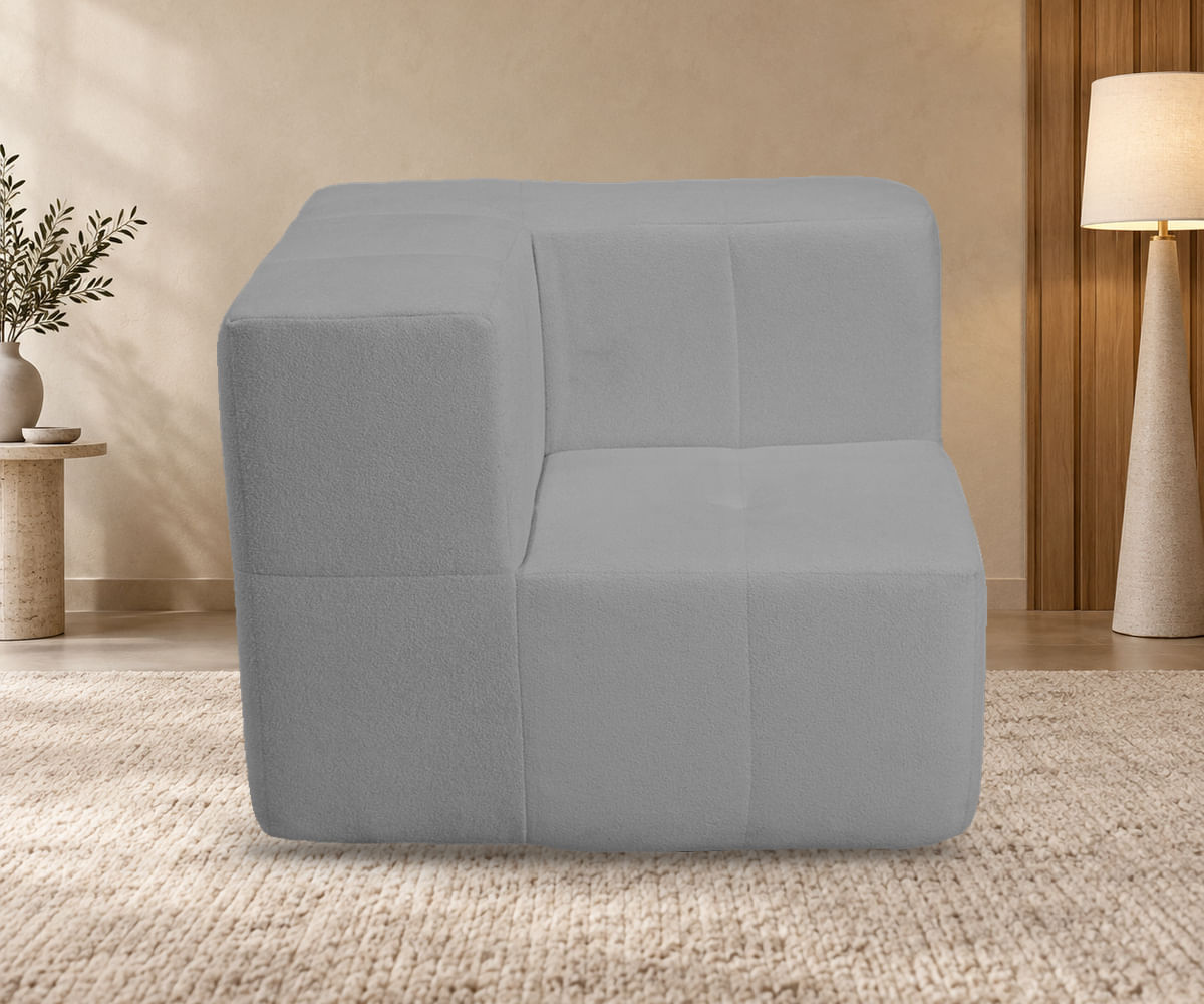 Sofá Modular Nara Komfort In Box 1 Lugar Canto em ambiente